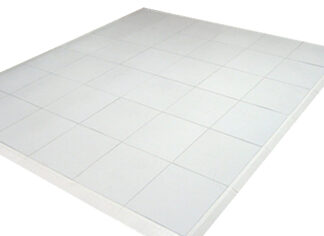 White Dance Floor 6x3m (Include Setup/Packdown)